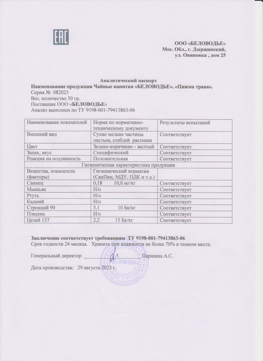 Паспорт №082023